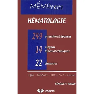 Estem Hématologie - Tout Le Programme De L'internat En Questions-Réponses pas cher