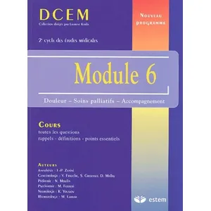 Estem Module 6 - Douleur, Soins Palliatifs, Accompagnement pas cher
