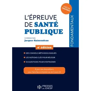 Presses Ehesp L'épreuve de santé publique pas cher