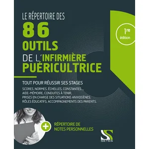 Setes Le répertoire des 86 outils de l'infirmière puéricultrice pas cher