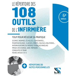 Setes Le répertoire des 108 outils de l'infirmière pas cher