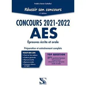 Setes Réussir Son Concours Aes - Accompagnant Éducatif Et Social pas cher