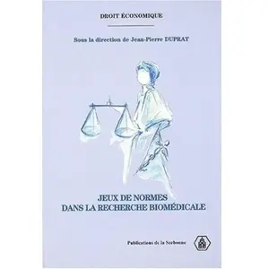 De La Sorbonne Editions Jeux de normes dans la recherche biomédicale pas cher
