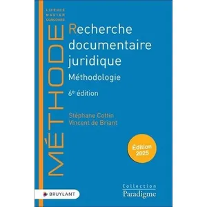 Bruylant Recherche Documentaire Juridique - Méthodologie pas cher