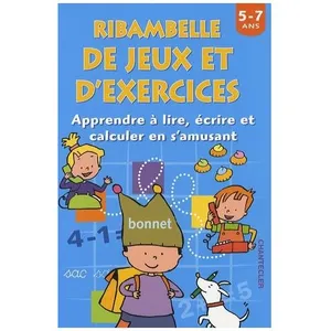 Chantecler Ribambelle de jeux et d'exercices apprendre à lire, écrire et compter pas cher
