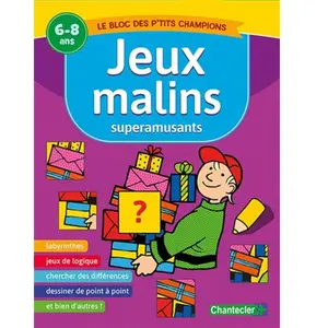 CHANTECLER Jeux Malins Superamusants - 6-8 Ans pas cher