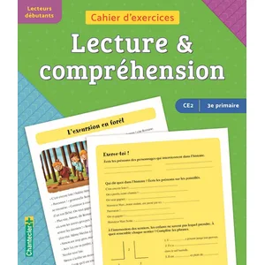 Chantecler Cahier d'exercices lecture & compréhension CE2 - 3e primaire: Lecteurs débutants Vert-bleuVendu paramazon