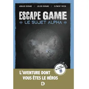 De Boeck supérieur Escape Game Le sujet Alpha pas cher