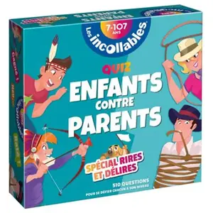 Play Bac Eds Quiz Incollables Enfants Contre Parents - Spécial Rires Et Délires pas cher