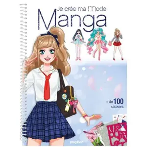 Play Bac Eds Je Crée Ma Mode Manga - + De 100 Stickers pas cher