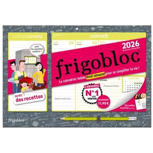 Frigobloc avec des recettes: Avec 1 crayon pas cher