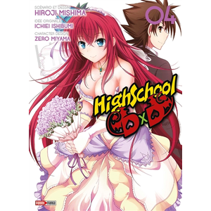 Manga - High School DxD Tome 4 - Ichiei Ishibumi Hiroji Mishima Zero Miyama - Panini Manga pas cher