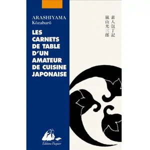 Philippe Picquier Les Carnets de table d'un amateur de cuisine japonaise pas cher