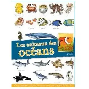 Les Animaux Des Océans - Avec Un Panorama, Plus De 80 Autocollants Et Une Planche De Pochoirs pas cher