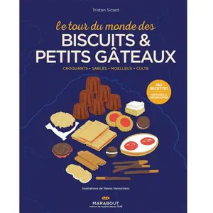 Marabout Le tour du monde des biscuits et petits gâteaux pas cher