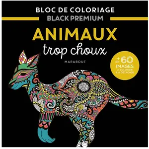 Marabout Animaux trop choux: + de 60 images à colorier & à détacher: 31610 pas cher