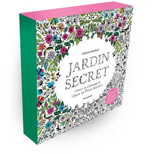 Marabout Jardin Secret - Fresque à colorier pas cher