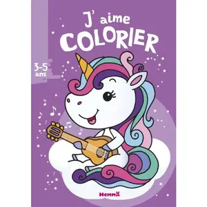 ISBN Hemma J'aime colorier licorne pas cher