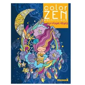 ISBN Hemma - Color Zen scintillant Attrape-rêves Livre de coloriage detente dès 6 ans - - 224x165 pas cher