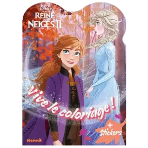 ISBN Disney La Reine des Neiges 2 - Vive le coloriage ! (Anna et Elsa de profil) pas cher