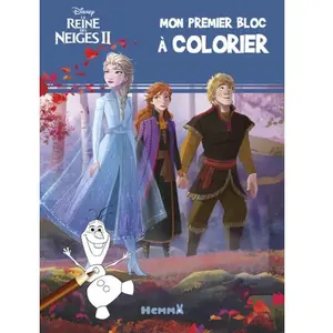 ISBN Hemma Mon Premier Bloc À Colorier Disney La Reine Des Neiges Ii - Elsa, Anna Et Kristoff pas cher