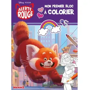 ISBN Hemma Disney Pixar Alerte Rouge - Mon Premier Bloc A Colorier pas cher