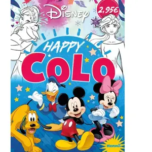 ISBN Livre de coloriage Disney - Happy Colo - Hemma - Dès 5 ans - Collectif 281x211 pas cher