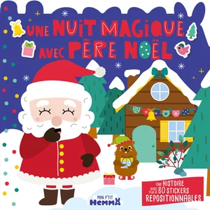 ISBN Hemma Une nuit magique avec Père Noël: Une histoire avec plus de 80 stickers repositionnables pas cher