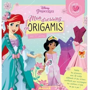 Hemma Disney Princesses. Mon dressing en origamis Ariel et Jasmine pas cher