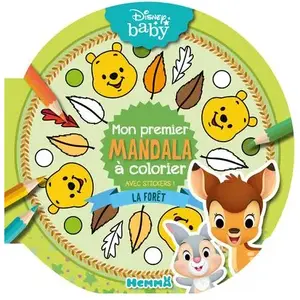 Hemma Mon Premier Mandala À Colorier Avec Stickers ! - La Forêt pas cher