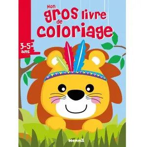 ISBN Hemma Mon gros livre de coloriage Lion pas cher