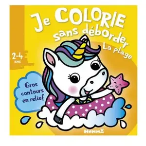 ISBN Hemma Je colorie sans déborder La plage pas cher