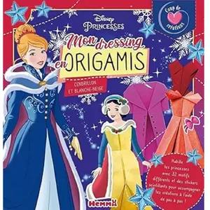 Hemma Mon dressing en origamis Cendrillon et Blanche-Neige