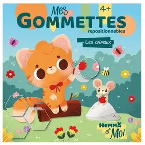 ISBN Hemma Mes gommettes. Les animaux: Gommettes repositionnables pas cher