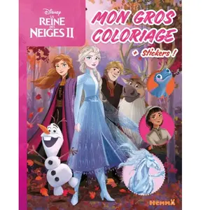 Hemma Mon Gros Coloriage La Reine Des Neiges 2 - Avec Des Stickers pas cher