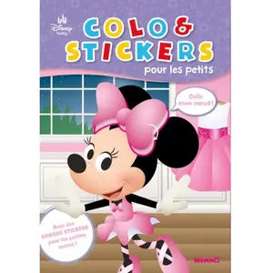 ISBN Hemma Disney Baby Colo & Stickers pour les petits (Minnie): Avec des stickers pas cher