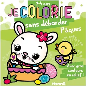 Hemma Je colorie sans déborder Pâques
