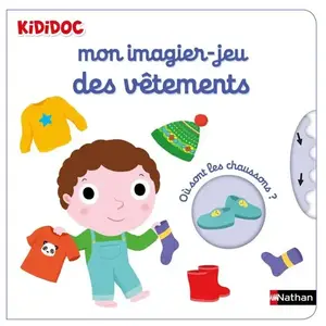 Nathan Livre - Mon imagier-jeu des vêtements pas cher