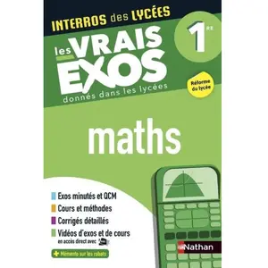 ISBN Nathan Maths spécialité 1re pas cher