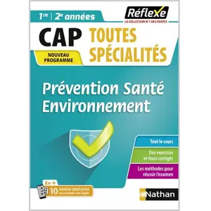Nathan Technique Prévention Santé Environnement Cap 1re/2e Années pas cher