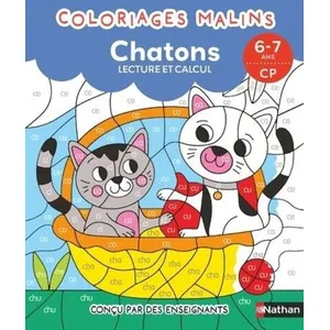 ISBN Nathan Chatons Lecture et calcul CP pas cher