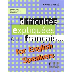 Cle International Difficultés Expliquées Du Français For English Speakers pas cher