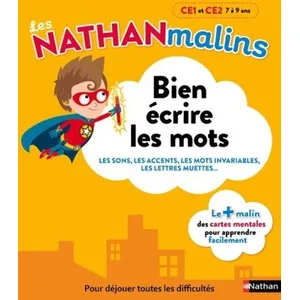 Comparateur de prix : Bien écrire les mots CE1 et CE2 - Les Nathan malins