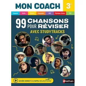 Comparateur de prix : Nathan Mon Coach 3e - 99 Chansons Pour Réviser Avec Studytracks