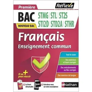 Nathan Français 1res Bac technologique pas cher