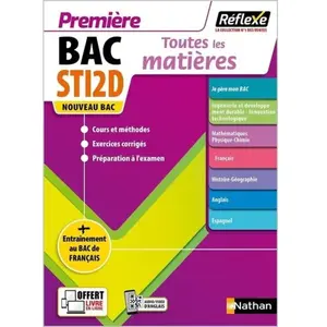 Nathan Toutes Les Matières Bac Sti2d 1re pas cher