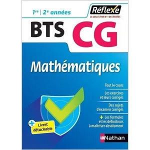 Nathan Mathématiques Bts Cg 1re Et 2e Années pas cher