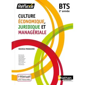 Nathan Technique Culture Économique, Juridique Et Managériale Bts 2e Année pas cher