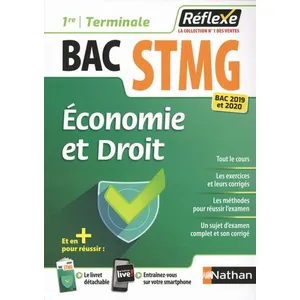 Nathan Technique Economie Et Droit 1re Et Tle Bac Stmg - Avec Un Livret Détachable