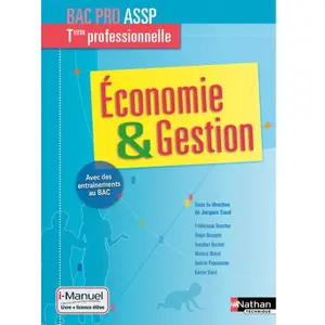 Nathan Technique Livre - économie & gestion   terminale professionnelle   bac pro ASSP (édition 2019) pas cher